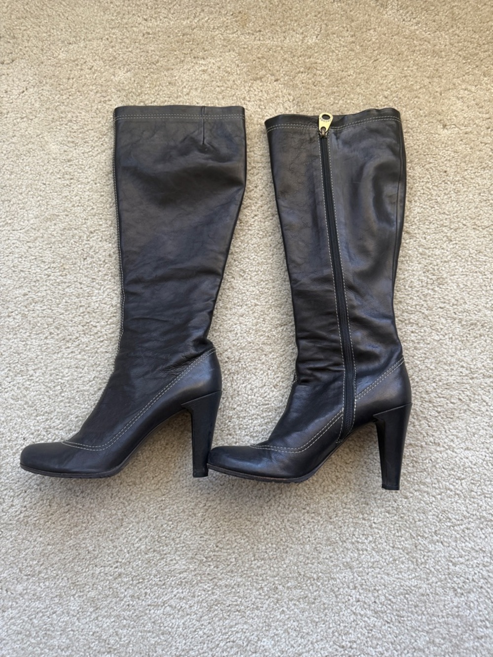 Marc Jacobs Brown Leather Heeled Boots